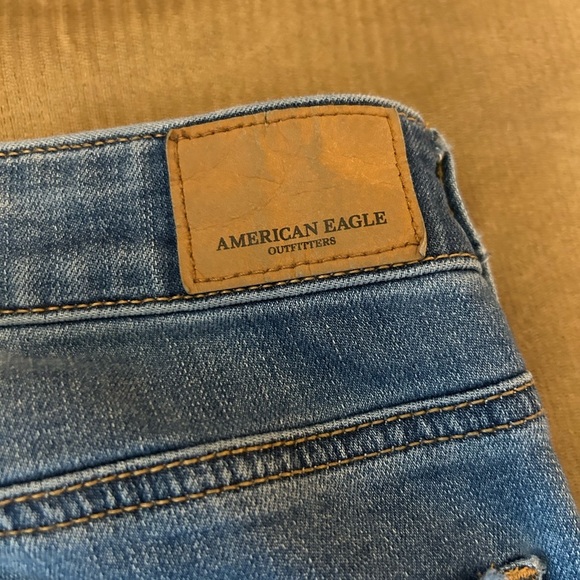 American Eagle Woman’s Jeans Super Stretch X Hi-Rise Jegging Sz 14R - Picture 5 of 12